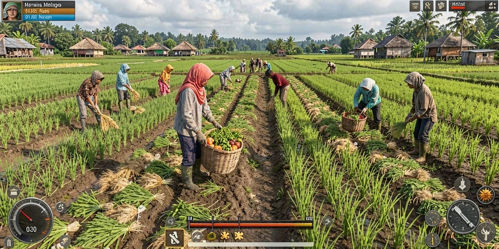 Tampilan awal permainan yang menawan.