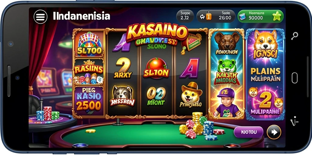 Tampilan layar utama 55KBET yang menarik dan intuitif.