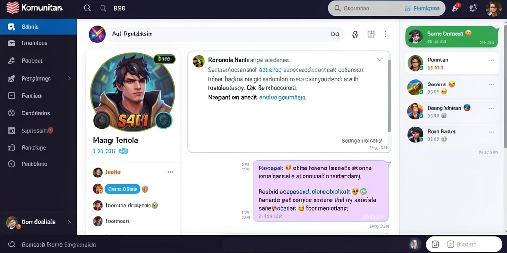 Screenshot menampilkan antarmuka permainan yang memukau.