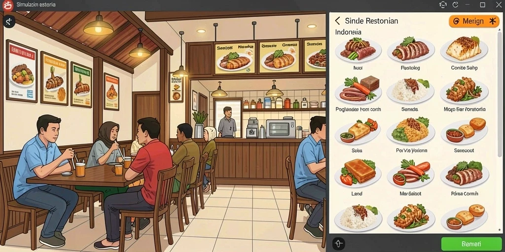 Tampilan antarmuka intuitif dan menarik.
