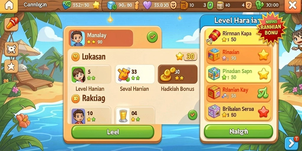 Tampilan awal GEMS365 yang memukau.