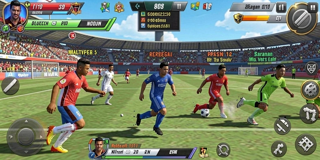 Menampilkan aksi seru dalam permainan H03.