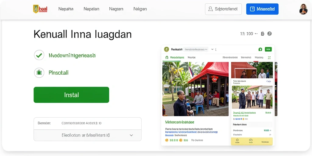 Tampilan antarmuka pengguna yang menarik.