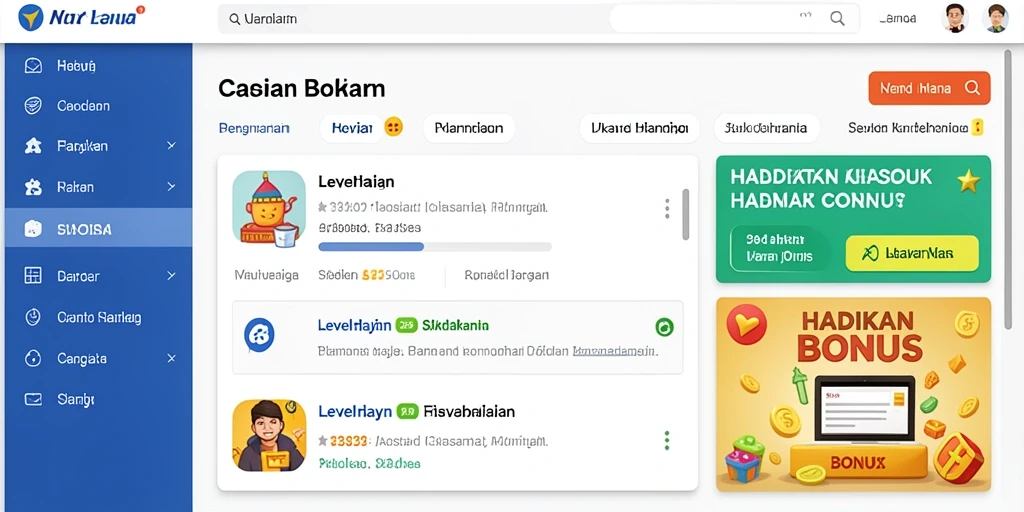 Tampilan antarmuka yang menarik dan user-friendly.