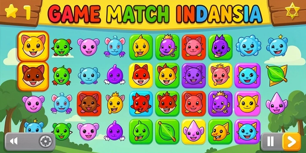 Tampilan menu utama yang sederhana dan intuitif.
